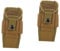 Uonlytech 2pcs High Density Oxford Fabric Case Pouch Belt Clip Secure Holder for Security Hospital Use