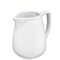 Lechera de porcelana blanca, tamaños surtidos para desayuno, bar, restaurante, hotel (1, blanca, 130 ml)