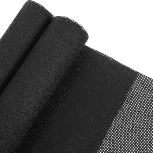 2 Stück 14CT Kreuzstichstoff Stoff zum Sticken Stoff Sticken Schwarz 45x60cm Kreuzstich Hochwertiger Cross Stitch Fabric für Nähen DIY Basteln