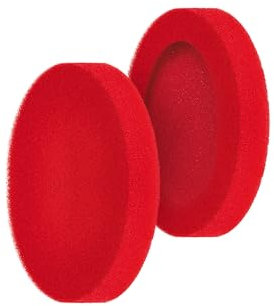 Koss Official Oversized Replacement Cushion Earpads for Porta Pro, KPH40 Utility and KSC75 Headphones, Red