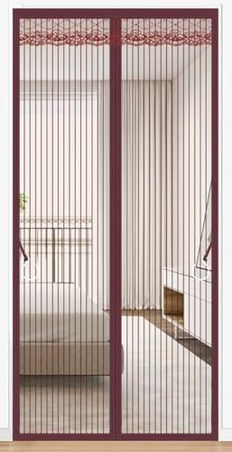 Moustiquaire magnétique pour porte - Moustiquaire avec aimants puissants et bande magique facile à installer