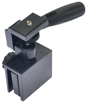 Generico Soporte para ventanas de coche – Clip 'adaptador de metal para spotting de ámbitos y cámaras | Conexión de cable de 1/4 ajustable para ventana del vehículo, estable para telescopio, binocul