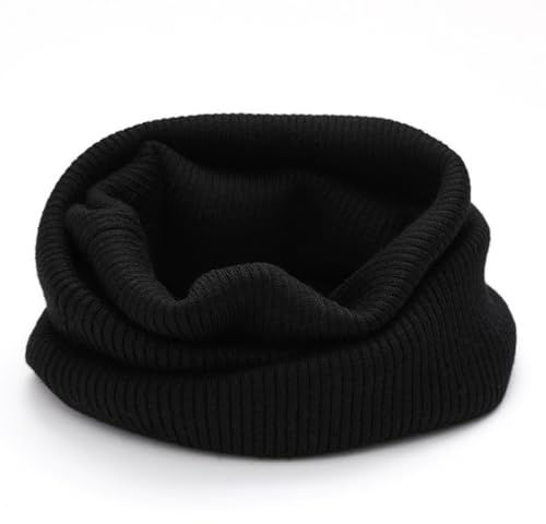 YWTAENOH Bufandas de cachemira para hombres y mujeres, calentador de cuello, bufanda de punto circular grueso infinito