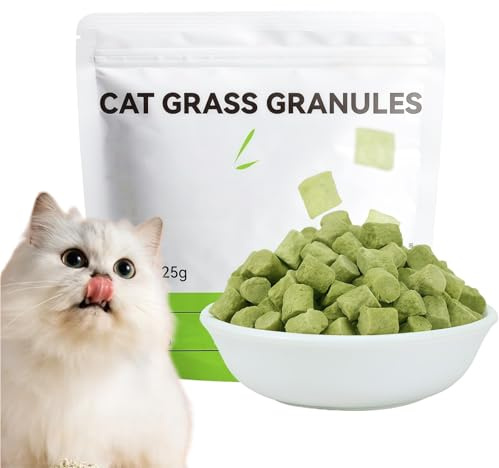 25G Cat Grass Treats for Cats,Cat Grass Teething Stick & Dental Chews,Catnip Chew Sticks for Hairball Control,Natural Catnip Sticks for Teeth Cleaning,Cat Dental Treats & Teeth Cleaning Toy for Cats