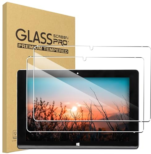 CONAPIKA 2 Pack Tempered Glass for Fusion 5 10 inch, HD Clear, 9H Hardness, Anti-Scratch, Shatterproof, No Bubbles Touch Sensitivity Anti-Fingerprint Screen Protector
