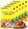 WRAPOK Ofen-Kochbeutel, mittlere Größe, Braten, Backbeutel für Fleisch, Schinken, Rippen, Geflügel, Meeresfrüchte an Thanksgiving, 35,6 x 43,2 cm – insgesamt 25 Beutel (5 Stück)