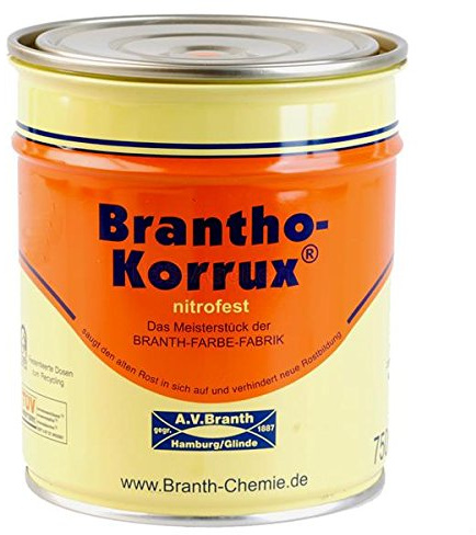 Brantho Korrux nitrofest 0,75 l 7016 Anthrazitgrau
