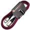 VisioSound 2m Purple Male to Female XLR Mic Lead/Balanced Microphone Cable for Microphone, Active Speaker, Audio Mixer