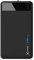 XLayer Colour Line Powerbank 4.000mAh, Externer Akku für Smartphone und Tablet, Powerbank klein, in bunten Farben, Schwarz
