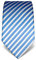 Vincenzo Boretti Herren Krawatte reine Seide gestreift edel Männer-Design zum Hemd mit Anzug für Business Hochzeit 8 cm schmal/breit blau/weiß