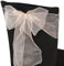 WedDecor Organza Sashes for Chair Covers Fuller Bow Ribbons in Rose Gold for Banquet, Birthday, Anniversary, Christmas Parties, Event Decoration, 50pcs