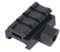 ToopMount Schienen Zielfernrohr Riser Mount Aluminium 20 mm Weaver/Picatinny (Verlängerung) Adapter Scope Mount Base mit QD-Mutter