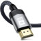 AviBrex 4K HDMI Cable 5M, HDMI 2.0 Cable High Speed 18Gbps Nylon Braided HDMI Lead Support 4K@60Hz 2K@144/165Hz,2160p,1080p,3D,HDCP 2.2,ARC Compatible TV,Blu-Ray,PS4/5,Xbox,Projector,Soundbar,PC-Grey