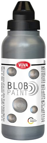 Blob Paint Viva Decor, 280 ml, Métallisé/Pailleté Acier metallisé