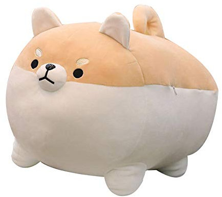 OUKEYI Plüschtier Shiba Inu Plüsch-Hundespielzeug Anime Corgi Kawaii Plüsch weiches Kissen, Plüschtier Shiba Inu Plüsch Spielzeug Kissen Puppe Hund, (40,6 cm)