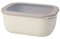 Mepal - Bol Multi-Usage rectangulaire Cirqula - Nordic White – capacité 3000 ML - Couvercle Amovible - incassable - étanche – Stockage au congélateur, Stockage à Froid – Passe au Lave-Vaisselle