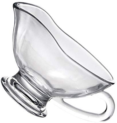 Cabilock 1pièce Saucière Verre Transparent Bol à Sauce Pratique pour Condiments Lait Et Vinaigrettes pour Maison Et Restaurant Design Ergonomique Et Élégant
