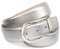 Anthoni Crown Damen Ledergürtel Gürtel, Silber, 95