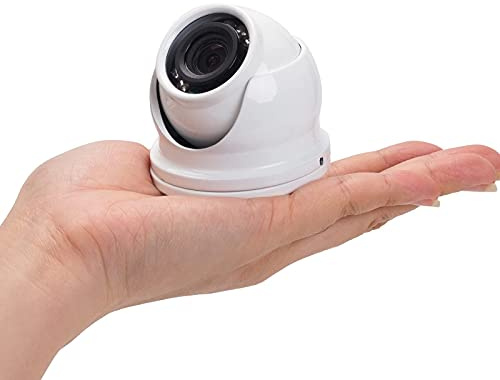 Lapetus TVI CVI AHD - Mini cámara domo analógica 1080P, cámara de seguridad resistente a la intemperie, domo IR de 2 MP, 4 en 1, híbrida, 2,8 mm, visión nocturna infrarroja, CCTV, videovigilancia HD