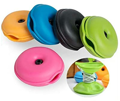 5 Packs Tangle-Free Cable Turtle Organizer Case Cord Keeper Cable Wrap Winder Earbuds Keeper Headphone Storage Case Cord/Wire Shortener Cable Cord Manage Case Charging/Lightening Cable Keeper