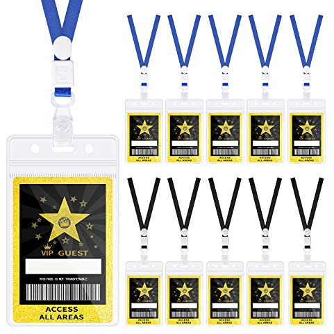 DLUGOPIS 10 Stück Filmkino-Partygeschenke, Hollywood-VIP-Pass, roter Teppich, Geburtstagsparty, Event, VIP-Pass, Geburtstagseinladung