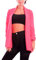 Toocool - Blazer Donna Giacca Elegante Casual Basic Monopetto Primavera VI-80021 [Taglia Unica,Rosa Fluo]