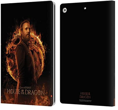 Head Case Designs Licenza Ufficiale House of The Dragon: Television Series Otto Arte Chiave Custodia Cover in Pelle a Portagoglio Compatibile con Apple iPad 10.2 2019/2020/2021