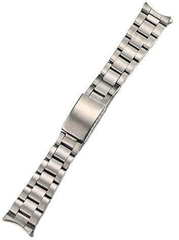 TOMANY Uhrenarmband im Vintage-Stil, 18 mm, 19 mm, 20 mm, gebürstetes Edelstahl, passend für RLX 16013, 16033, 78350, 7835, 1501, 5500, 20 mm