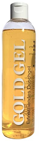 sonntagseifen GoldGel Duschgel, Sport Shower Gel für Frauen, Haut und Haar, pH-hautneutral, biologisch abbaubar, 200 ml