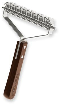 Dog Brush for Shedding for Large Medium Dog, Double Side Coat Rake Deshedding Brush 13-27 Blade, Quickly Demat and Detangle Pet Undercoat Rake, Grooming Tools for dogs and cats, High-grade Wood Handle