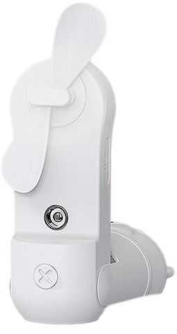 Mist Fan Handheld, Petit ventilateur portable avec brouillard d'eau - Ventilateur de refroidissement pliable, rechargeable par USB, silencieux pour les voyages, les déplacements, le camping, le