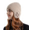 JIAHG Bonnet Tricoté d'hiver pour Hommes Femmes avec Cache-Oreilles Double Couches Bonnet Beaunie Extensible Doublure en Polaire Épais Chaud pour Cyclisme, Ski, Neige, Randonnée, Camping, Alpinisme