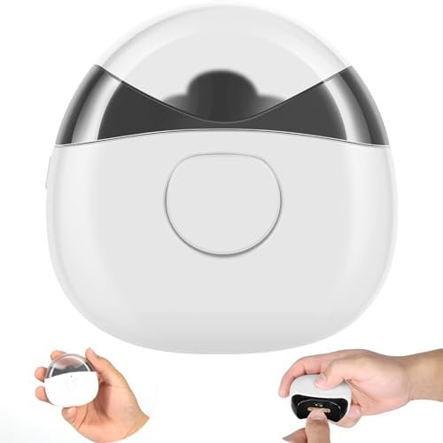 Electric Nail Clippers with LED Lighting, 300mAh Rechargeable Electric Nail Clippers 2 Speeds Electric Nail Trimmer Safety Electric Fingernail Cutter Portable Nail Scraps Storage for Baby Kids Adults