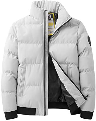 Generisch wasserdichte Windjacke Herren Lack Winterjacke männer Herren übergangsjacken Windbreaker Herren wasserdicht Winter Warnschutzjacke Winter orange daunenmantel Herren 2XL