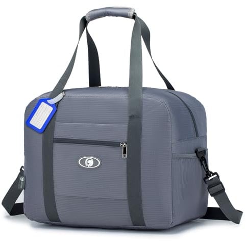 SPAHER Bagaglio a Mano 40x30x20 Wizzair Borsone da Viaggio Donna 25L Pieghevole Borsa Palestra Borsa da Viaggio Borsa a Mano Borsa da Cabina per Campeggio Weekend