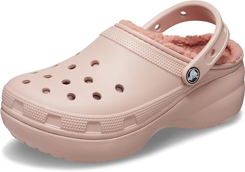 Crocs Classic Platform Lined Clog 41-42 EU Pink Clay