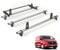 Van Guard Roof Rack for Ford Transit Custom 2024+ 3 Aluminium Roof Bars, Rear Ladder Roller with Loadstops [Only Suitable for Short (L1) Models with Barn Doors] - UltiBar Plus - VG348-3-L1/VGR-09