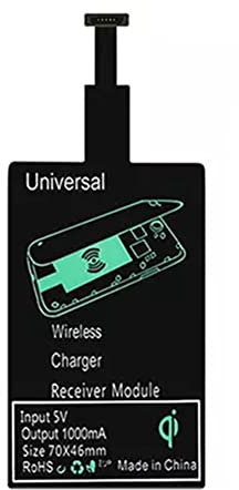 worien Wireless Charging Receiver Universal Fast Wireless Charger Adapter(for Micro-USB A)