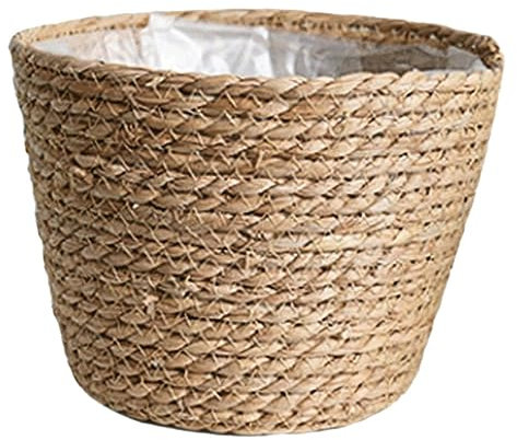 FUNOMOCYA Gewebter Blumentopf Pflanzenkörbe Weidenkorb Für Den Innenbereich Für Dekoratives Korbgeflecht