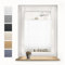 Sonello Plissee Crush Klemmfix ohne Bohren 85cm x 200cm Weiß Faltrollo Plisseerollo Jalousie für Tür & Fenster Blickdicht Sichtschutz Sonnenschutz Fertifplissee Rollo