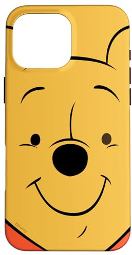 iPhone 16 Pro Max Disney Winnie the Pooh Face Honey Yellow Case