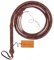 Indiana Jones Marrone Pelle Frusta Intrecciato in 16 Trecce Professionale Frusta del Toro Pelle di Canguro Frusta Forte Che schiocca (3 Piedi (0,90 Metri))