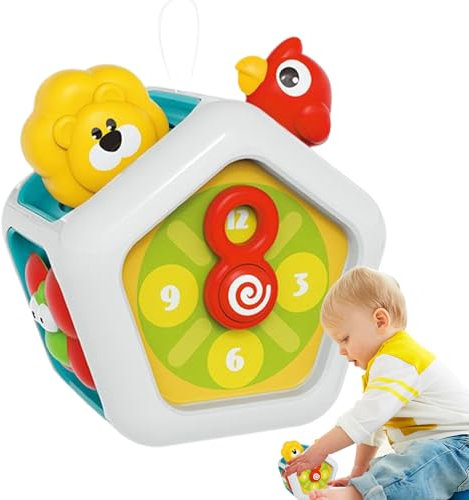 Aktivitätswürfel | Sensory Cube Toy Baby, Lernspielzeug für interaktive Lernspiele von Fidget für 12-18 Monate, für im Vorschulalter