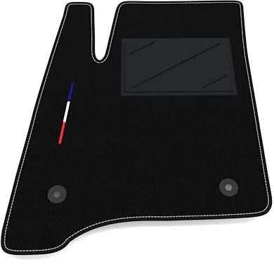 Automatte nur auf der Fahrerseite, 1 Stück, kompatibel mit Opel Meriva bei 2003-2010 | 1 maßgeschneiderter Teppich, Frankreich-Flagge