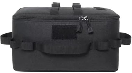 Fozriybefy Outdoor Camping Gas Tank Aufbewahrungstasche Große Kapazität Boden Werkzeug Tasche Gas Kartusche Picknick Kochgeschirr Utensilien Kit Tasche