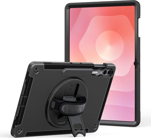 JT Berlin Rugged Case für Samsung Galaxy Tab S11 S10 S9 S8 Ultra | Schutzhülle mit 360° Handschlaufe, Kickstand & S-Pen Halterung. Ideal für Logistik & Außendienst. Robustes TPU & Polycarbonat