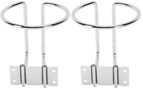 Yctze Porte-gobelet en Acier Inoxydable pour Bateau, Anneau de Bateau, Porte-gobelet en Acier Inoxydable pour Bateaux, Support Mural avec Ouverture de 2,8 Pouces pour Yachts,