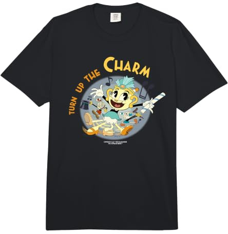 Cuphead Show! Ms. Chalice Turn up the Charm Comfort Colors Adult Heavyweight T-Shirt
