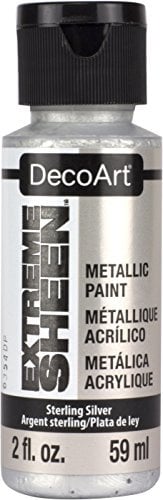 Deco Art Americana Extreme Sheen - Tarro de pintura, acrílico, plata de ley, 59 ml (paquete de 1)
