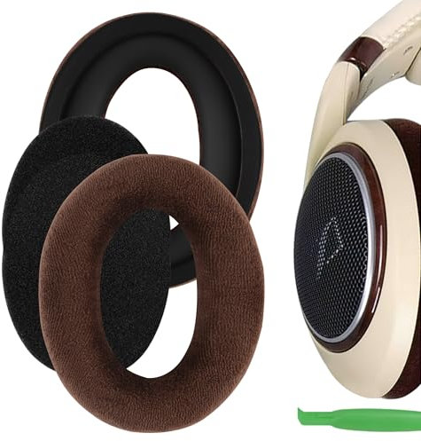 Geekria - Almohadillas para auriculares Sennheiser HD515, HD555, HD595, HD518 - Pieza de reparación y repuesto para auriculares